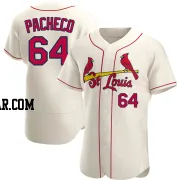 Freddy Pacheco Men's St. Louis Cardinals Cream Authentic Alternate Jersey