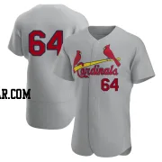 Freddy Pacheco Men's St. Louis Cardinals Gray Authentic Road Jersey