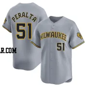 Freddy Peralta Youth Milwaukee Brewers Gray Limited Away Jersey