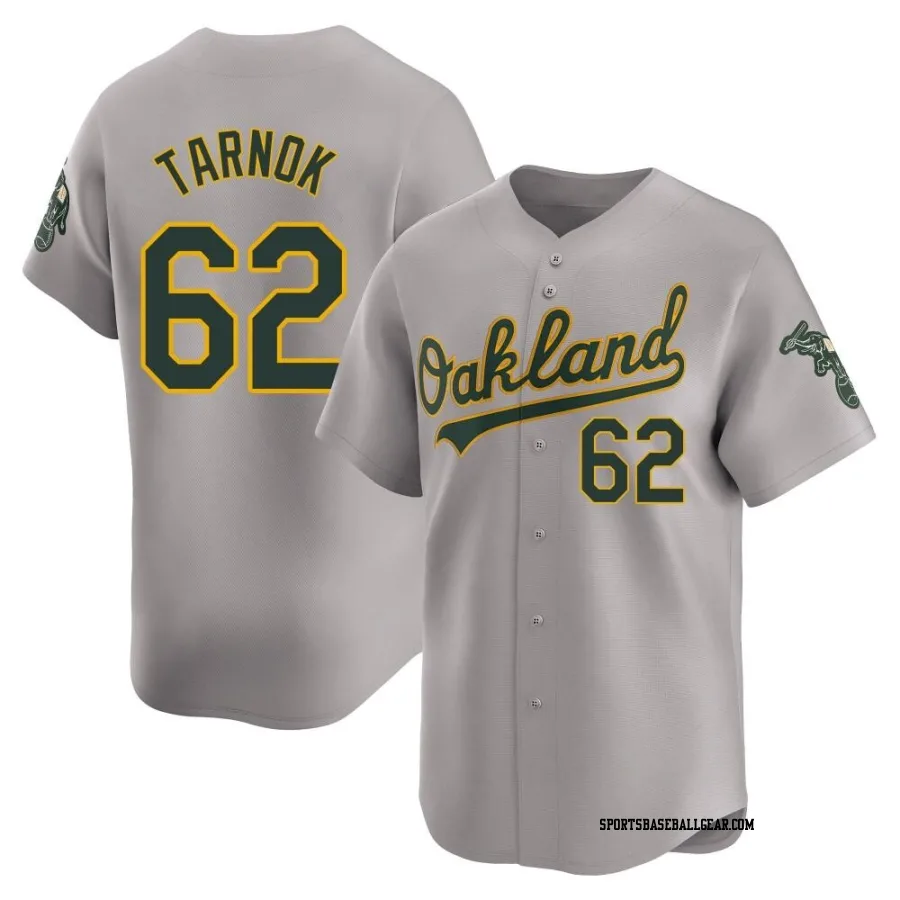 Freddy Tarnok Men's Oakland Athletics Gray Limited Away Jersey