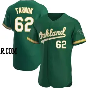 Freddy Tarnok Men's Oakland Athletics Green Authentic Kelly Alternate Jersey