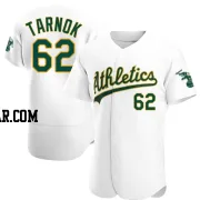 Freddy Tarnok Men's Oakland Athletics White Authentic Home Jersey