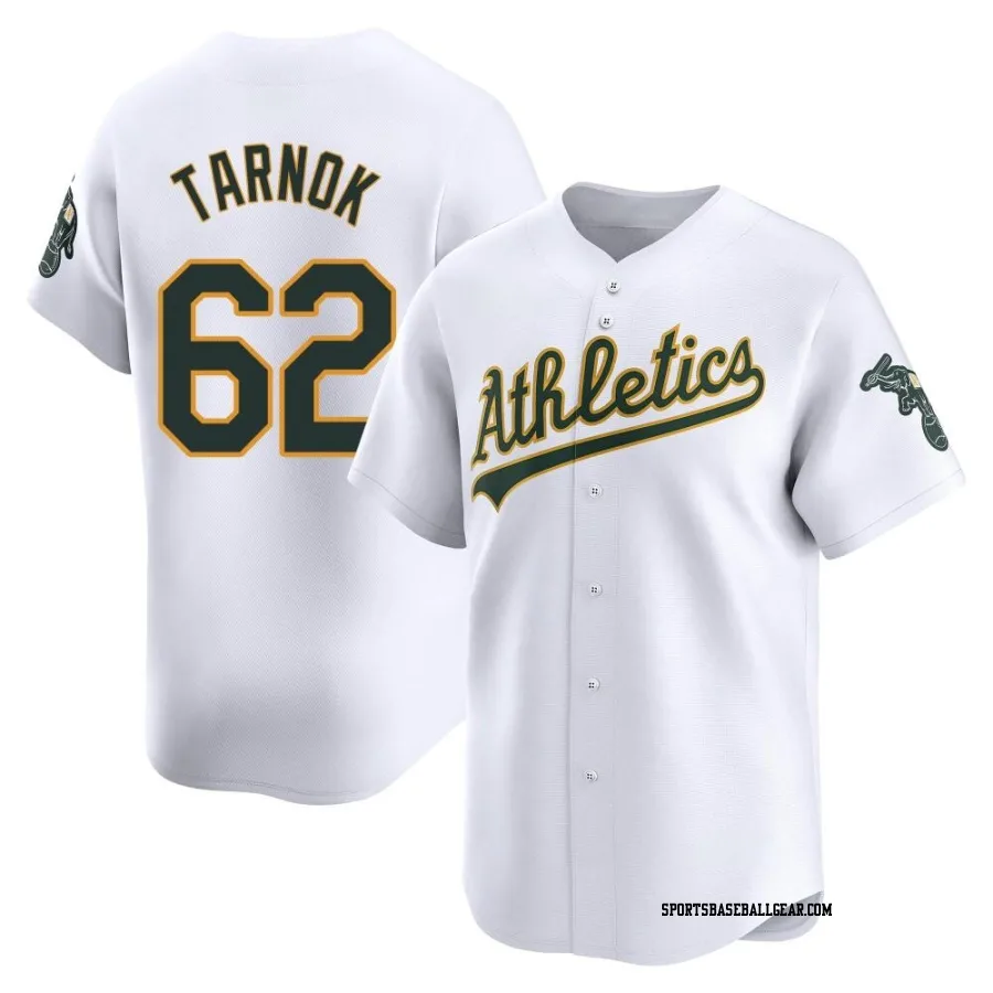 Freddy Tarnok Men's Oakland Athletics White Limited Home Jersey