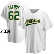 Freddy Tarnok Men's Oakland Athletics White Replica Home Jersey