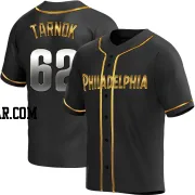 Freddy Tarnok Men's Philadelphia Phillies Black Golden Replica Alternate Jersey