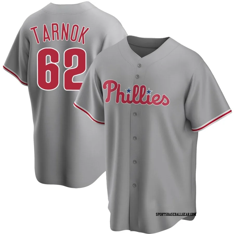 Freddy Tarnok Men's Philadelphia Phillies Gray Replica Road Jersey