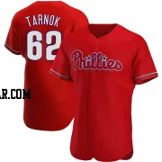 Freddy Tarnok Men's Philadelphia Phillies Red Authentic Alternate Jersey