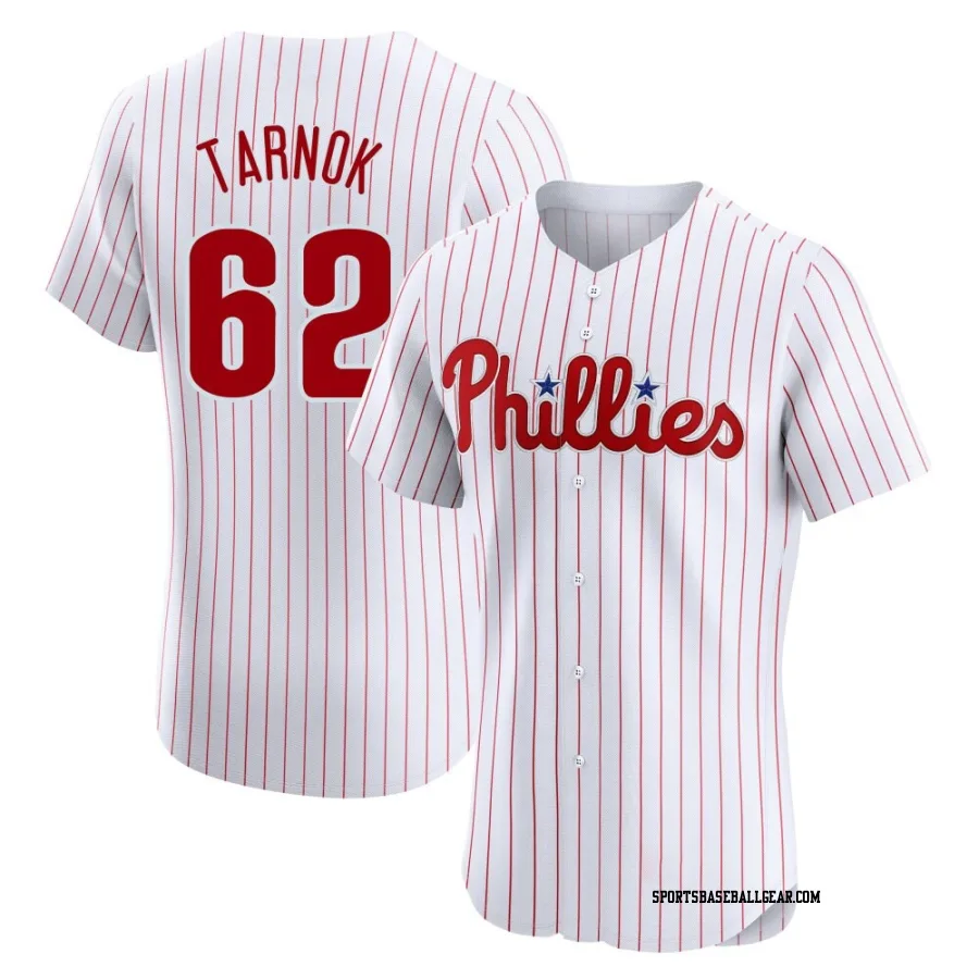 Freddy Tarnok Men's Philadelphia Phillies White Elite Home Jersey