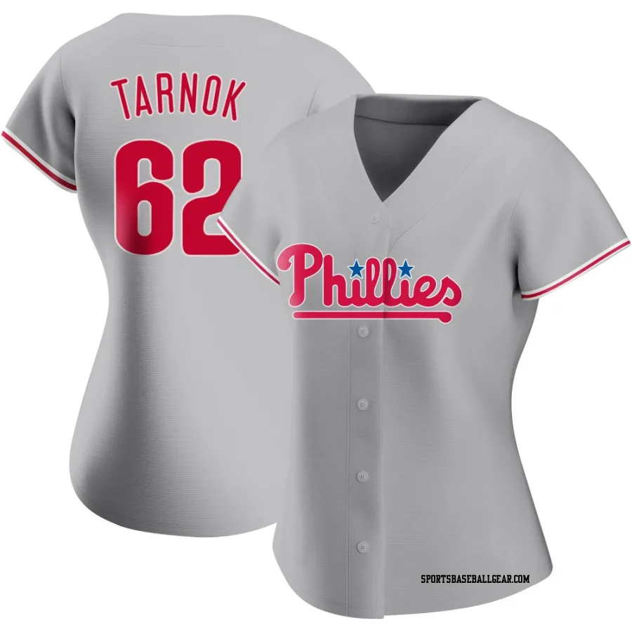 Freddy Tarnok Women's Philadelphia Phillies Gray Replica Road Jersey