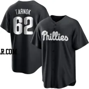 Freddy Tarnok Youth Philadelphia Phillies Black/White Replica Jersey