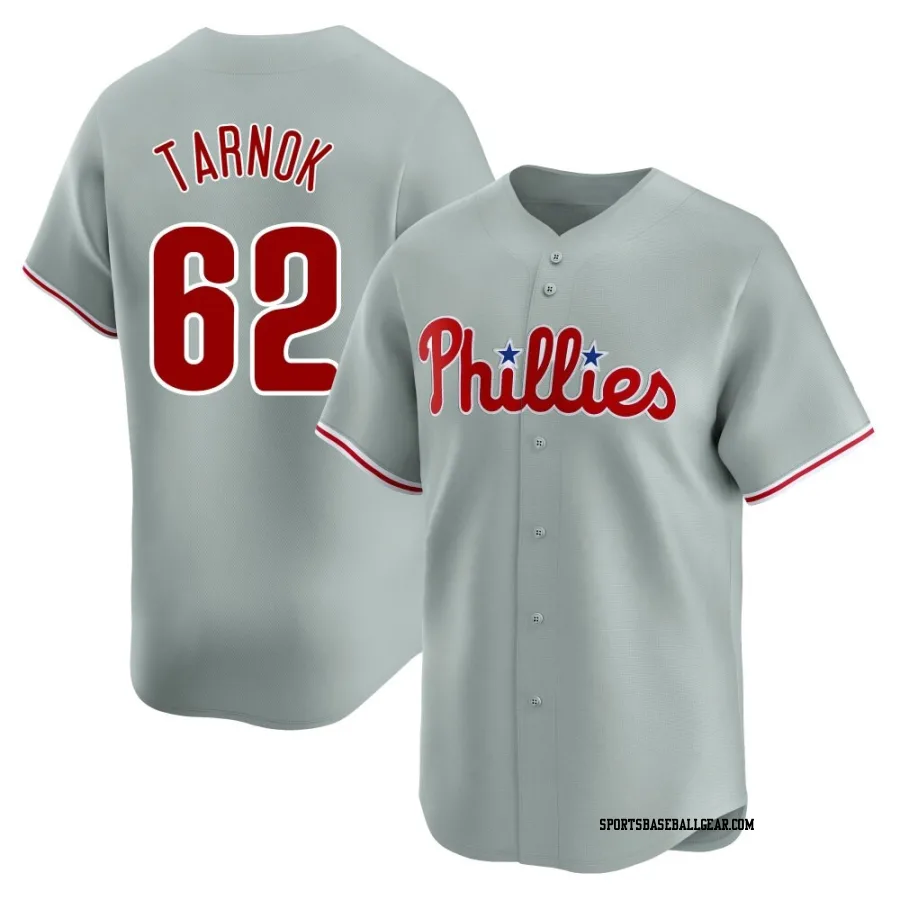 Freddy Tarnok Youth Philadelphia Phillies Gray Limited Away Jersey