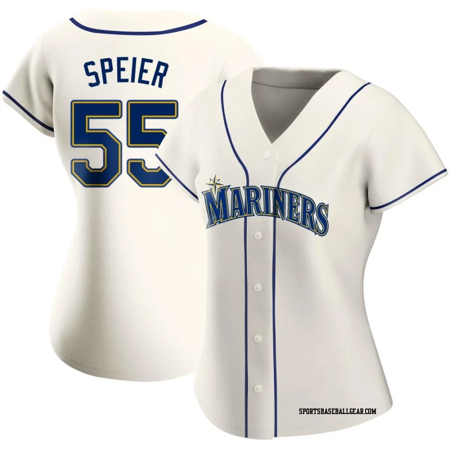 Gabe Speier Women's Seattle Mariners Cream Authentic Alternate Jersey