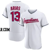 Gabriel Arias Men's Cleveland Guardians White Authentic Home Jersey