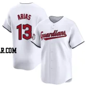 Gabriel Arias Men's Cleveland Guardians White Limited Home Jersey