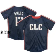 Gabriel Arias Toddler Cleveland Guardians Navy Limited Preschool & 2024 City Connect Jersey