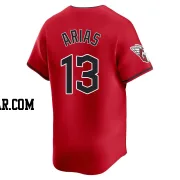 Gabriel Arias Youth Cleveland Guardians Red Limited Alternate Jersey