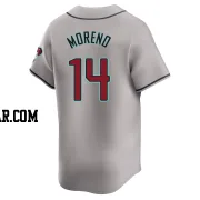 Gabriel Moreno Men's Arizona Diamondbacks Gray Limited Away Jersey