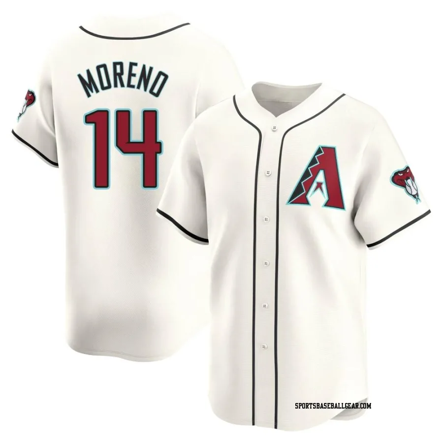 Gabriel Moreno Men's Arizona Diamondbacks White Limited Home Jersey