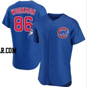 Gage Workman Men's Chicago Cubs Royal Authentic Alternate Jersey