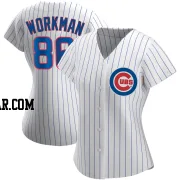 Gage Workman Women's Chicago Cubs White Authentic Home Jersey