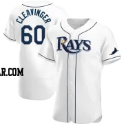 Garrett Cleavinger Men's Tampa Bay Rays White Authentic Home Jersey