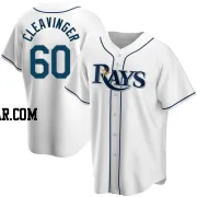 Garrett Cleavinger Men's Tampa Bay Rays White Replica Home Jersey