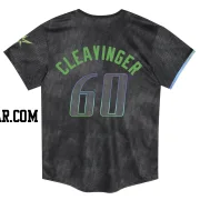 Garrett Cleavinger Toddler Tampa Bay Rays Charcoal Limited 2024 City Connect Jersey