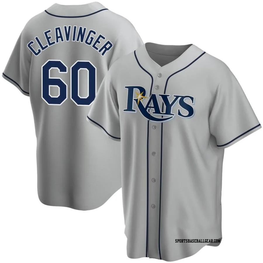 Garrett Cleavinger Youth Tampa Bay Rays Gray Replica Road Jersey