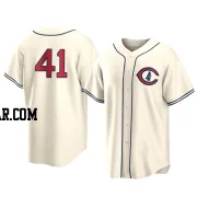 Garrett Cooper Men's Chicago Cubs Cream Replica 2022 Field Of Dreams Jersey