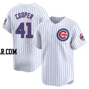 Garrett Cooper Men's Chicago Cubs White Limited Home Jersey