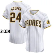 Garrett Cooper Men's San Diego Padres White Elite Home Jersey