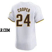 Garrett Cooper Men's San Diego Padres White Elite Home Jersey