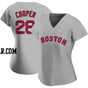 Garrett Cooper Women's Boston Red Sox Gray Authentic Road Jersey