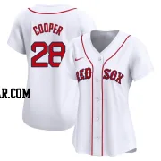 Garrett Cooper Women's Boston Red Sox White Limited Home Jersey