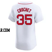 Garrett Crochet Men's Boston Red Sox White Elite Home Jersey