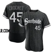 Garrett Crochet Men's Chicago White Sox Black Authentic 2021 City Connect Jersey