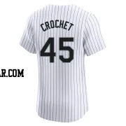 Garrett Crochet Men's Chicago White Sox White Elite Home Jersey