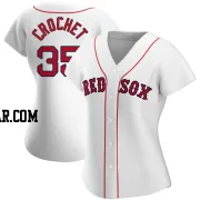 Garrett Crochet Women's Boston Red Sox White Authentic Home Jersey