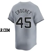 Garrett Crochet Youth Chicago White Sox Gray Limited Road Jersey