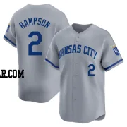 Garrett Hampson Men's Kansas City Royals Gray Limited Away Jersey