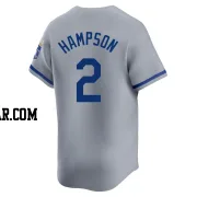 Garrett Hampson Men's Kansas City Royals Gray Limited Away Jersey