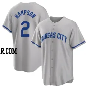 Garrett Hampson Men's Kansas City Royals Gray Replica 2022 Road Jersey