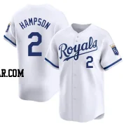 Garrett Hampson Men's Kansas City Royals White Limited Home Jersey