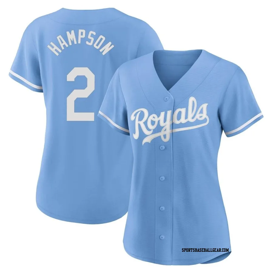 Garrett Hampson Women's Kansas City Royals Light Blue Authentic 2022 Alternate Jersey