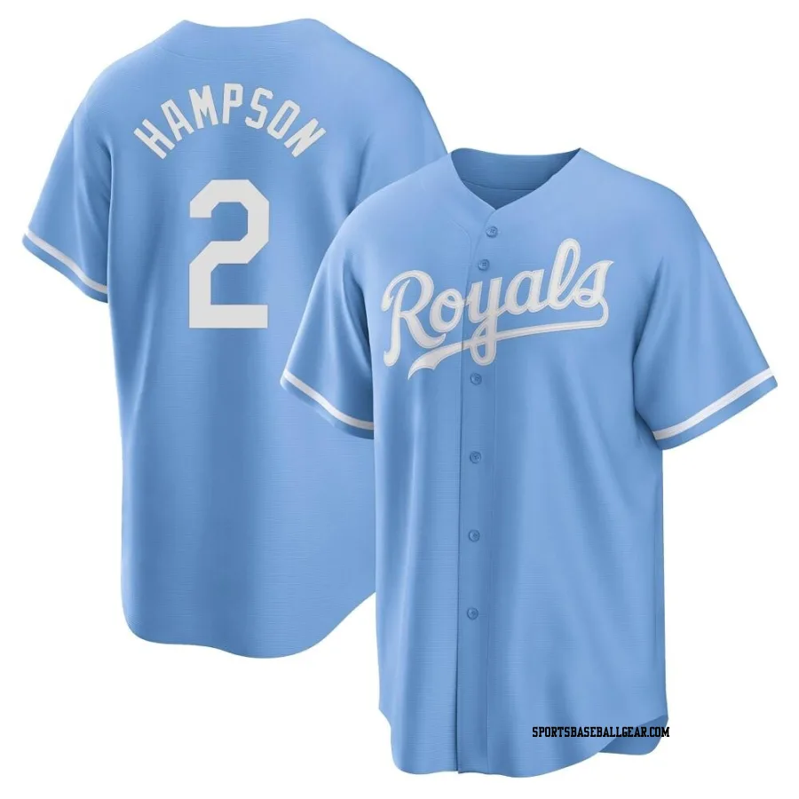 Garrett Hampson Youth Kansas City Royals Light Blue Replica 2022 Alternate Jersey