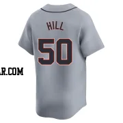 Garrett Hill Men's Detroit Tigers Gray Limited Road Jersey