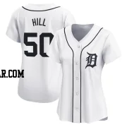 Garrett Hill Women's Detroit Tigers White Limited Home Jersey