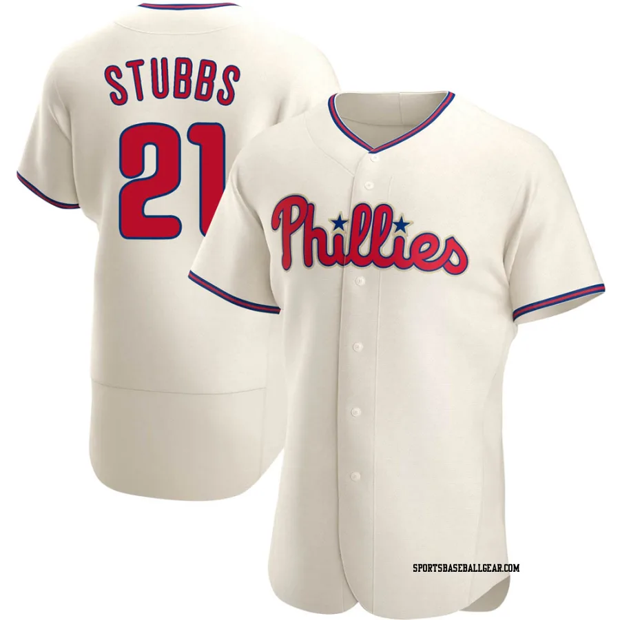 Garrett Stubbs Men's Philadelphia Phillies Cream Authentic Alternate Jersey