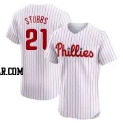 Garrett Stubbs Men's Philadelphia Phillies White Elite Home Jersey