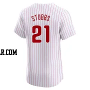 Garrett Stubbs Men's Philadelphia Phillies White Elite Home Jersey